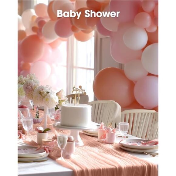 Boho Cheesecloth Table Runner 2 Pack 120 Inch Wedding Baby Shower Farmhouse Deco - Picture 7 of 8